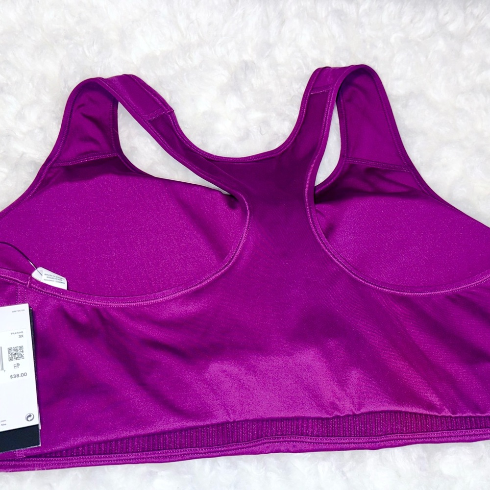 Plus Size Padded Nike Swoosh Sports Bra | Size 3x NWT - Picture 3 of 8